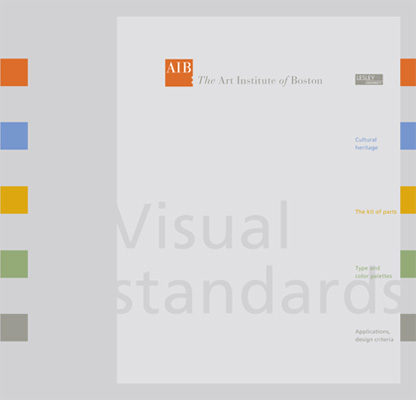AIB visual standards document, cover
